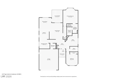 2127 Tiger Links Drive, Henderson, NV 89012 Floor Plan