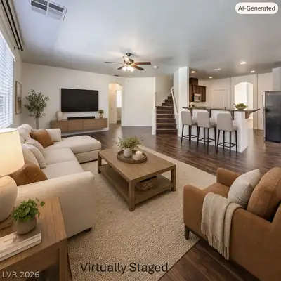 8132 Pink Desert Street, North Las Vegas, NV 89085 Living Room