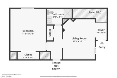 6693 Oxendale Avenue, Las Vegas, NV 89139 Floor Plan