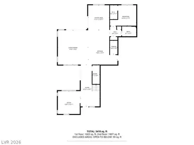 9866 Homestead Mesa Street, Las Vegas, NV 89141 Floor Plan