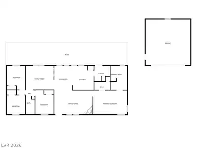 4361 West Hardy Lane, Pahrump, NV 89048 Floor Plan