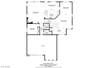1409 Minuet Street, Henderson, NV 89052 Floor Plan
