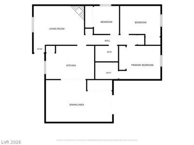 3421 Lillis Circle, North Las Vegas, NV 89030 Floor Plan