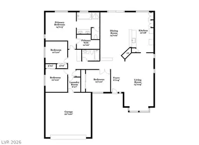 6236 Barkstone Avenue, Las Vegas, NV 89108 Floor Plan