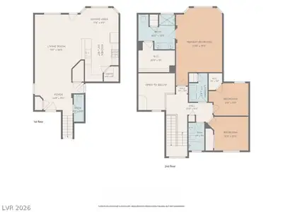 2204 Spartan View Court, Las Vegas, NV 89123 Floor Plan