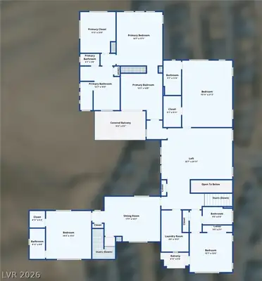 2999 The Peaks Lane, Las Vegas, NV 89138 Floor Plan