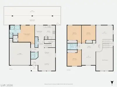 5951 Candia Court, Las Vegas, NV 89141 Floor Plan