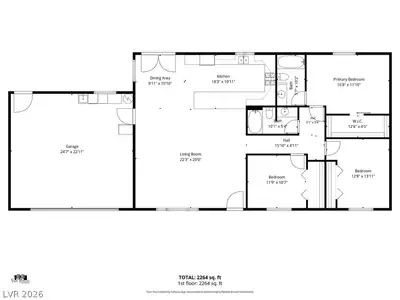 1560 Arabian Drive, Henderson, NV 89002 Floor Plan