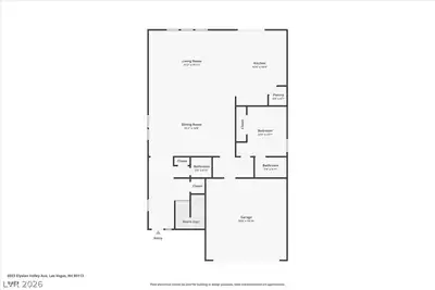 6923 Elysian Valley Avenue, Las Vegas, NV 89113 Floor Plan