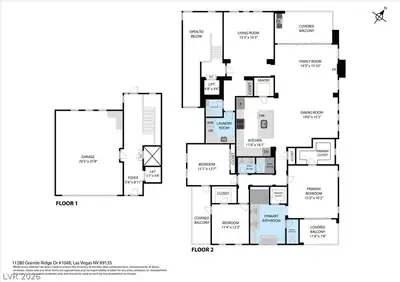 11280 Granite Ridge Drive 1048, Las Vegas, NV 89135 Floor Plan