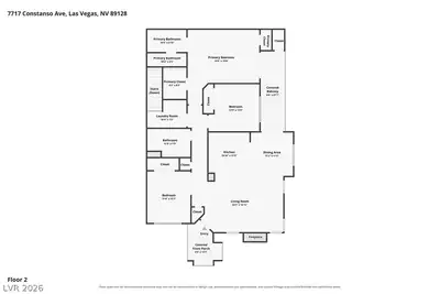 7717 Constanso Avenue 203, Las Vegas, NV 89128 Floor Plan