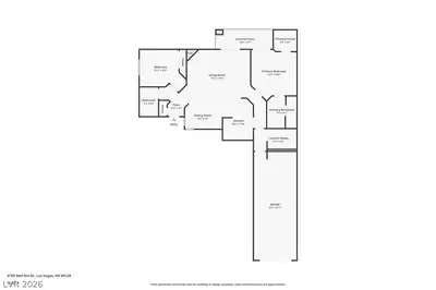 8709 Red Rio Drive 104, Las Vegas, NV 89128 Floor Plan