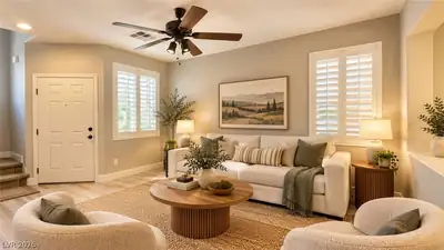 8145 Lake Geneva Court, Las Vegas, NV 89113 Living Room