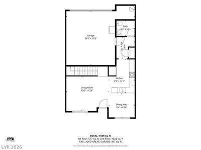 12108 Frost Lime Road 2, Las Vegas, NV 89183 Floor Plan