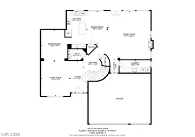 57 Ancient Hills Lane, Henderson, NV 89074 Floor Plan