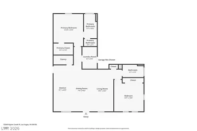 12548 Alpine Creek Place, Las Vegas, NV 89138 Floor Plan