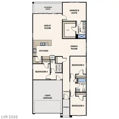 668 South Dyani Drive, Pahrump, NV 89048 Floor Plan