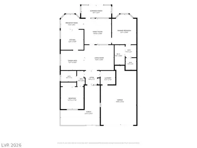2520 Palmridge Drive, Las Vegas, NV 89134 Floor Plan