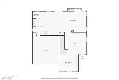8900 Ochoa Street, Las Vegas, NV 89143 Floor Plan