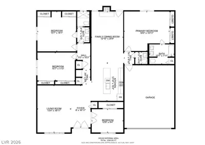 3047 Downing Place, Las Vegas, NV 89121 Floor Plan