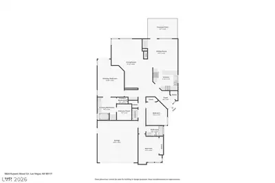 9824 Russett Wood Circle, Las Vegas, NV 89117 Floor Plan