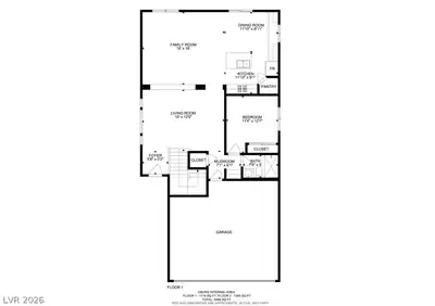 7759 Cape Cod Bay Court, Las Vegas, NV 89179 Floor Plan