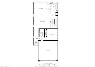 10349 Bears Outpost Street, Las Vegas, NV 89141 Floor Plan