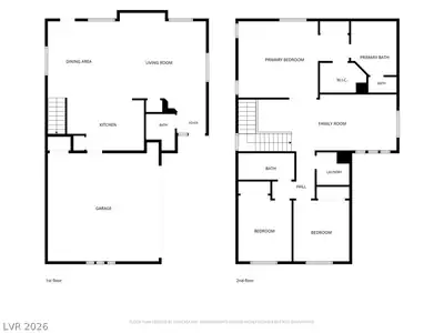 10519 Allegrini Drive, Las Vegas, NV 89141 Floor Plan