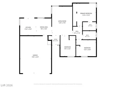 325 West Chesapeake Way, Henderson, NV 89015 Floor Plan