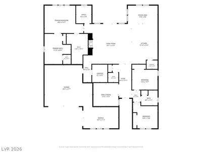 5745 North Golden Chase Court, Las Vegas, NV 89131 Floor Plan
