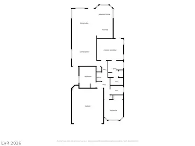 1528 Gaber Court, North Las Vegas, NV 89032 Floor Plan