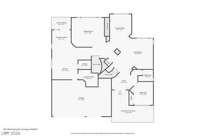 2017 Arbor Forest Street, Las Vegas, NV 89134 Floor Plan