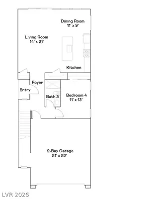 9933 Kimura Hills Avenue, Las Vegas, NV 89129 Floor Plan