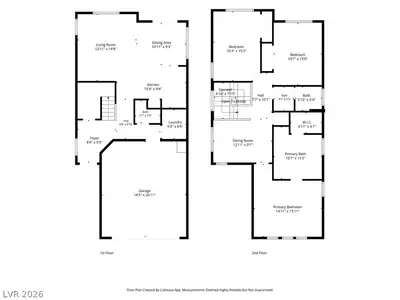 389 Fringe Ruff Drive, Las Vegas, NV 89148 Floor Plan