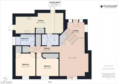 5845 Altissimo Street, North Las Vegas, NV 89081 Floor Plan