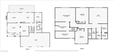 6329 Snow Cactus Street, North Las Vegas, NV 89031 Floor Plan