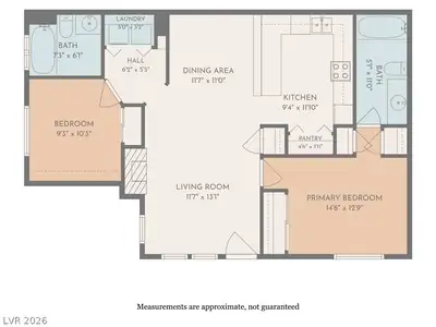 3450 Erva Street 153, Las Vegas, NV 89117 Floor Plan