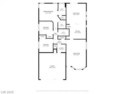 9546 Lavarun Court, Las Vegas, NV 89123 Floor Plan