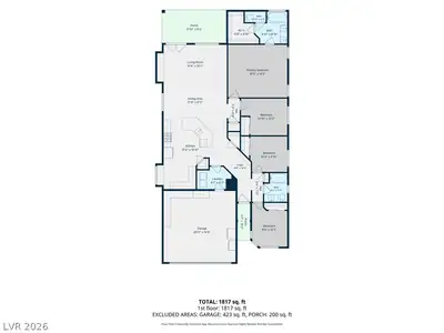 5989 Sierra Medina Avenue, Las Vegas, NV 89139 Floor Plan
