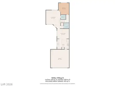 8861 Salvestrin Point Avenue, Las Vegas, NV 89148 Floor Plan