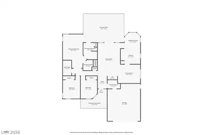 5605 Little Doe Circle, Las Vegas, NV 89130 Floor Plan