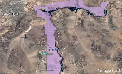 Aztec Wash Road - NPS 43, Nelson, NV 89046 Aerial View