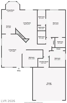 409 Groft Way, Henderson, NV 89015 Floor Plan