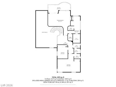 7825 Rancho Mirage Drive, Las Vegas, NV 89113 Floor Plan