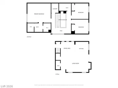 5412 Tinker Toy Avenue, Las Vegas, NV 89139 Floor Plan