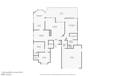 4708 Standing Bluff Way, Las Vegas, NV 89130 Floor Plan