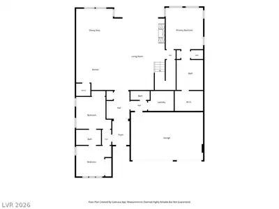 12319 Skyracer Drive, Las Vegas, NV 89138 Floor Plan