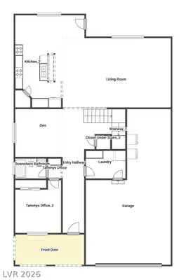 10315 Parkview Mountain Avenue, Las Vegas, NV 89166 Floor Plan