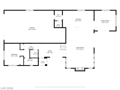 484 Crown Mesa Avenue, Las Vegas, NV 89138 Floor Plan