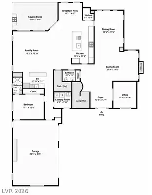 304 Queens Gate Court, Las Vegas, NV 89145 Floor Plan